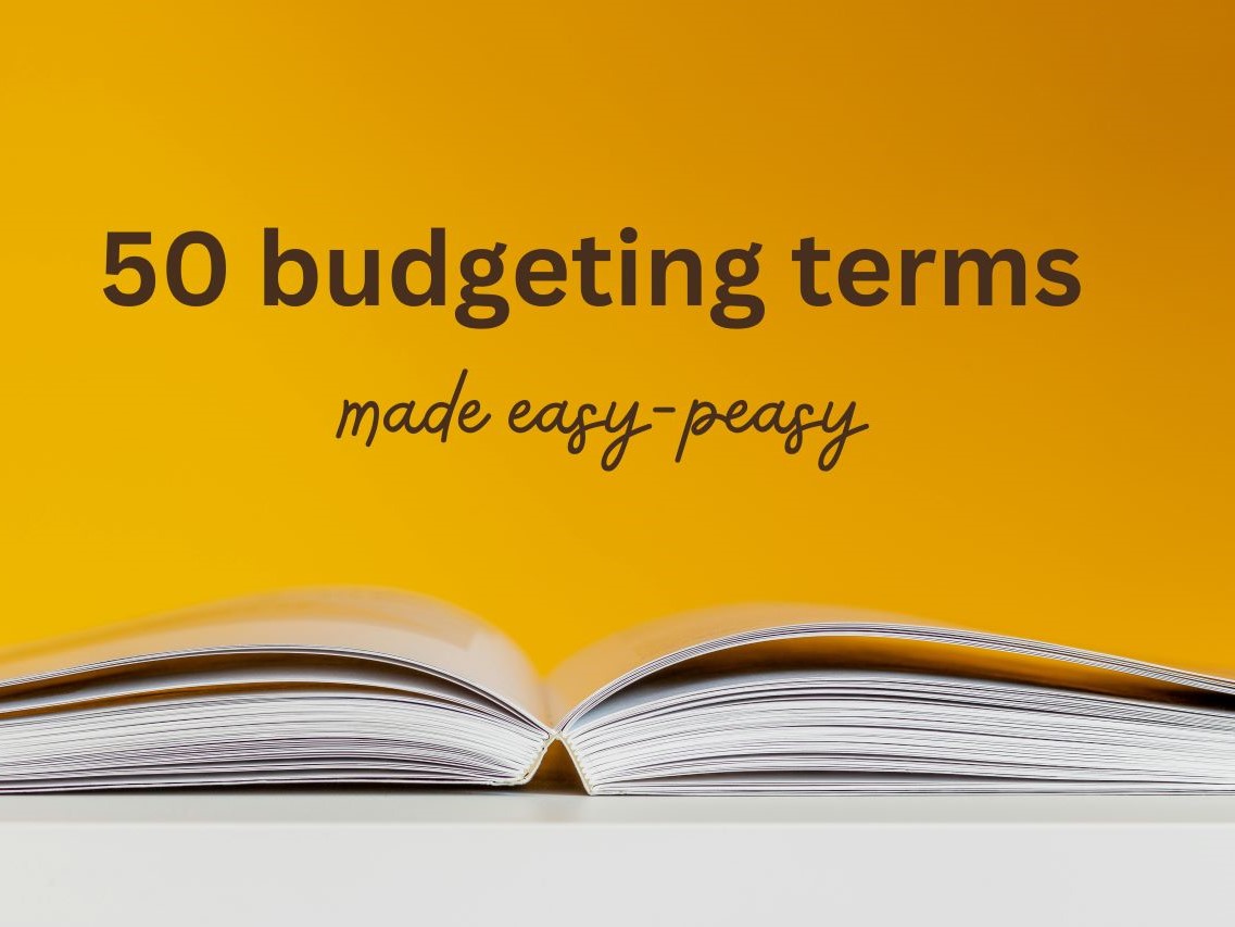 Read more about the article 50 Budgeting Terms Every Beginner Should Know